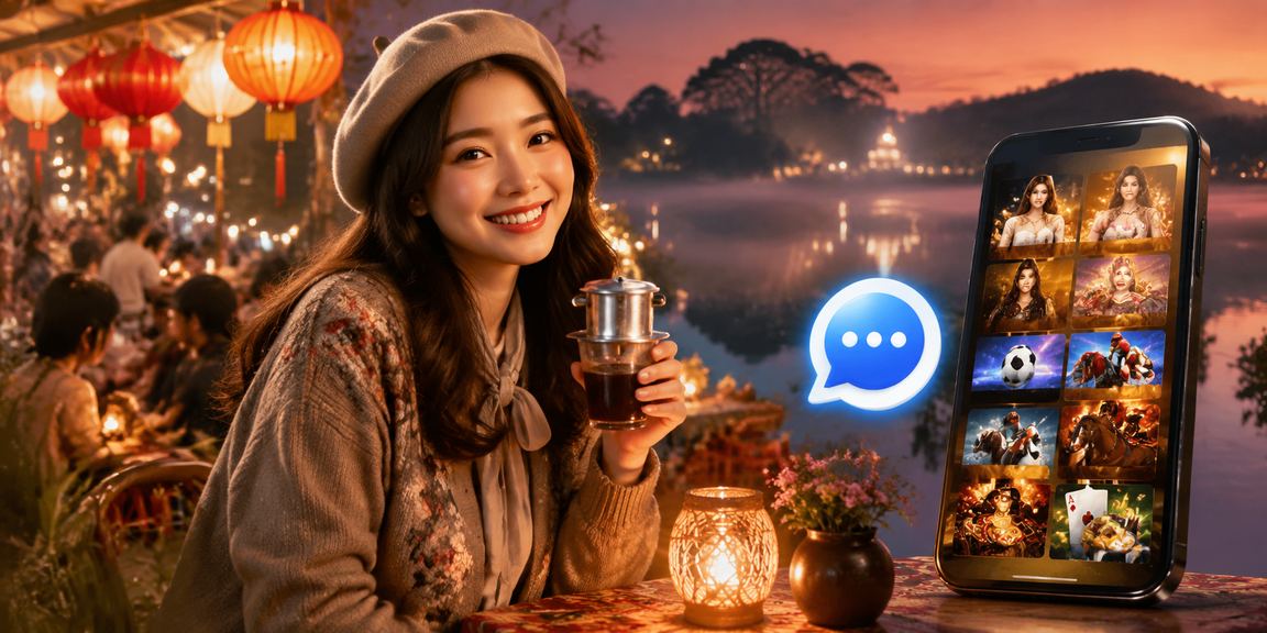 Người dùng đọc điều khoản sử dụng casino trực tuyến trên điện thoại tại Đà Lạt