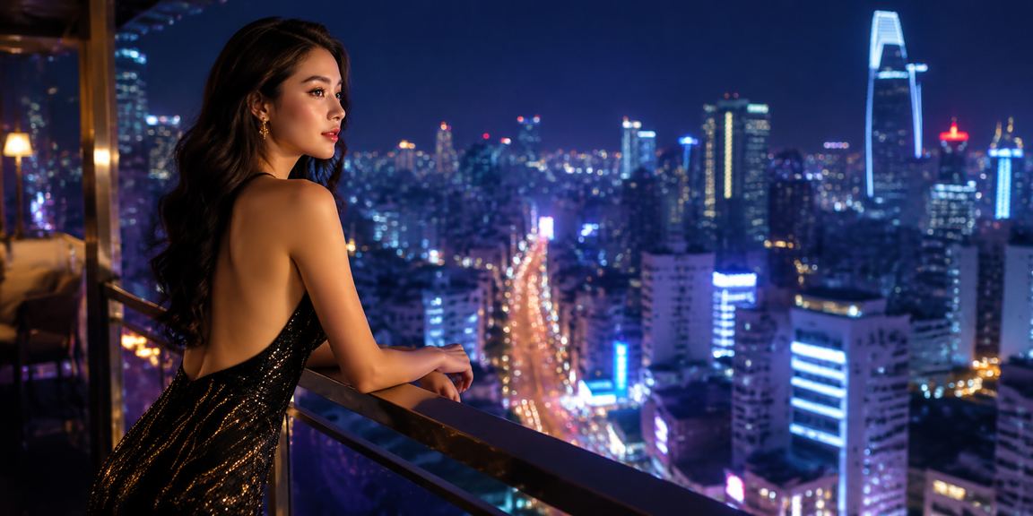 Khung cảnh casino neon sôi động tại Hồ Chí Minh về đêm